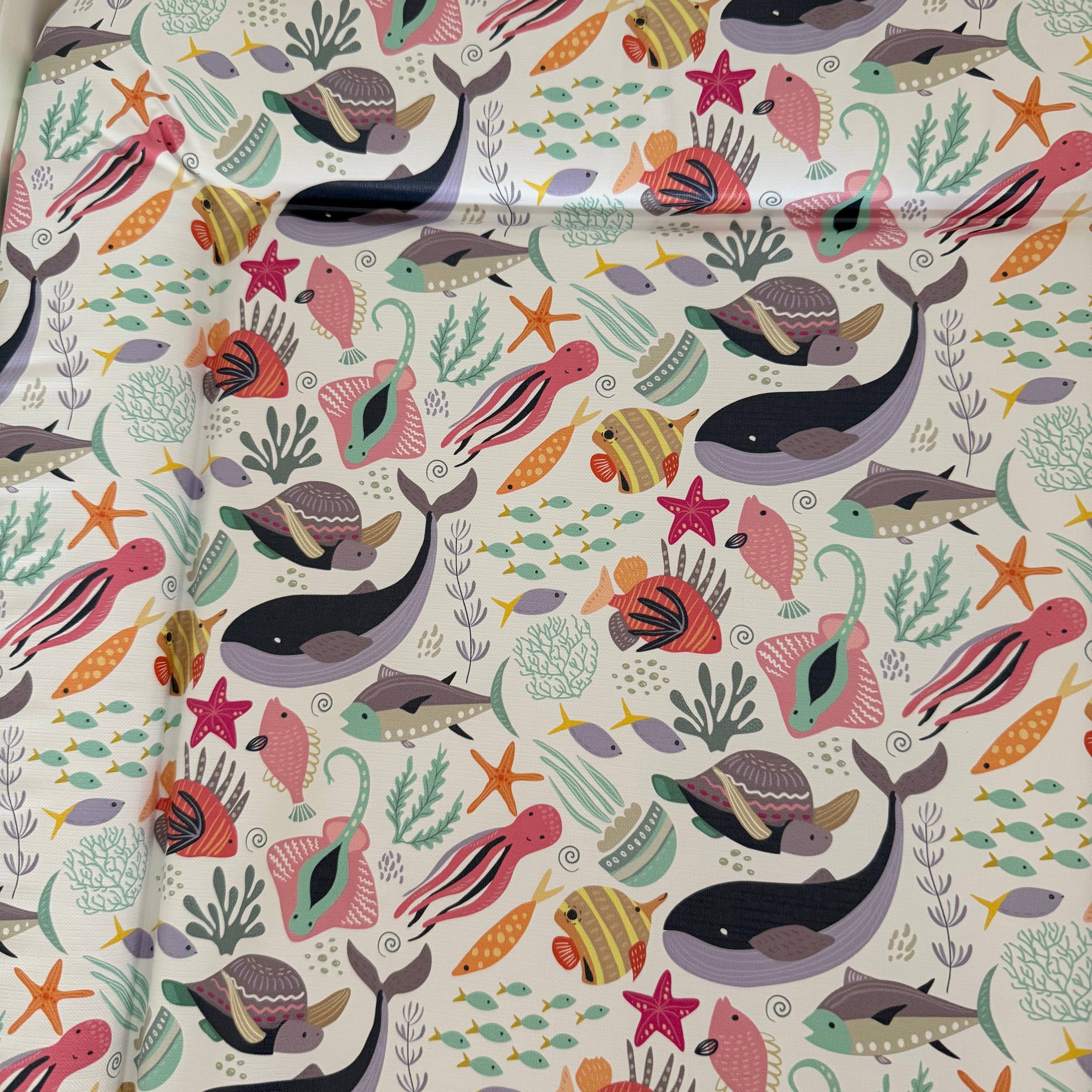 Fred & Noah – wholesale Changing mat/pad – Baby – Under the Sea Changing Mat2