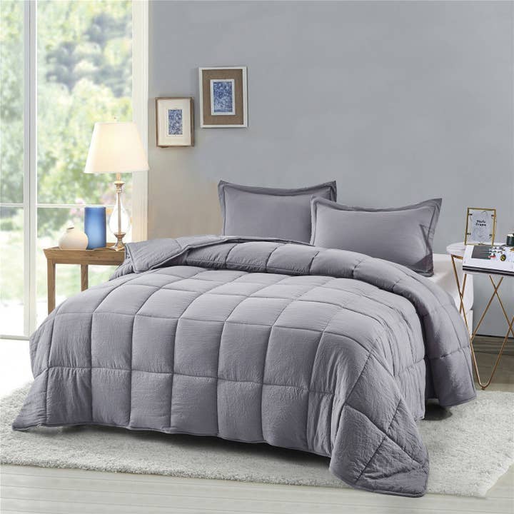 HIG - Wholesale Down Comforter - All Season Chic Prewashed Fabric Down Alternative Comforter Blanket5