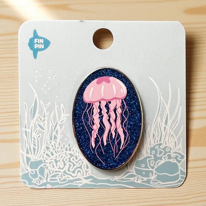 Fin Pin Shop - Wholesale Reversspeld/knoop - Kwallen speld • Exclusief op Patreon0