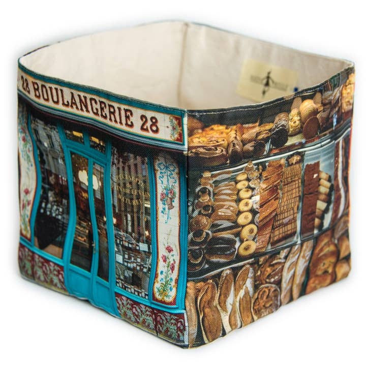 Cesta de almacenamiento Paris Boulangerie 28 para venta al por mayor de Maron Bouillie