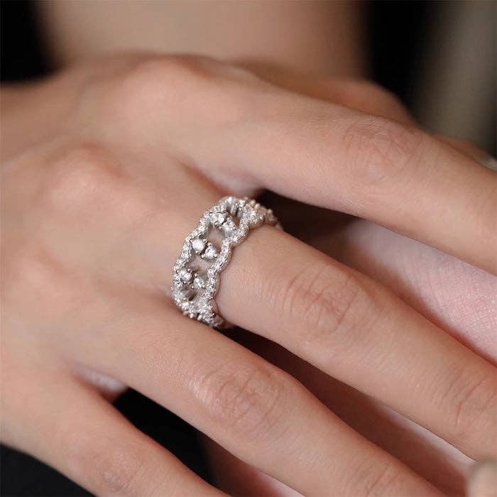 LanLivia - Wholesale Multi-Stone Ring - Dazzling Princess Style Lace Ring8