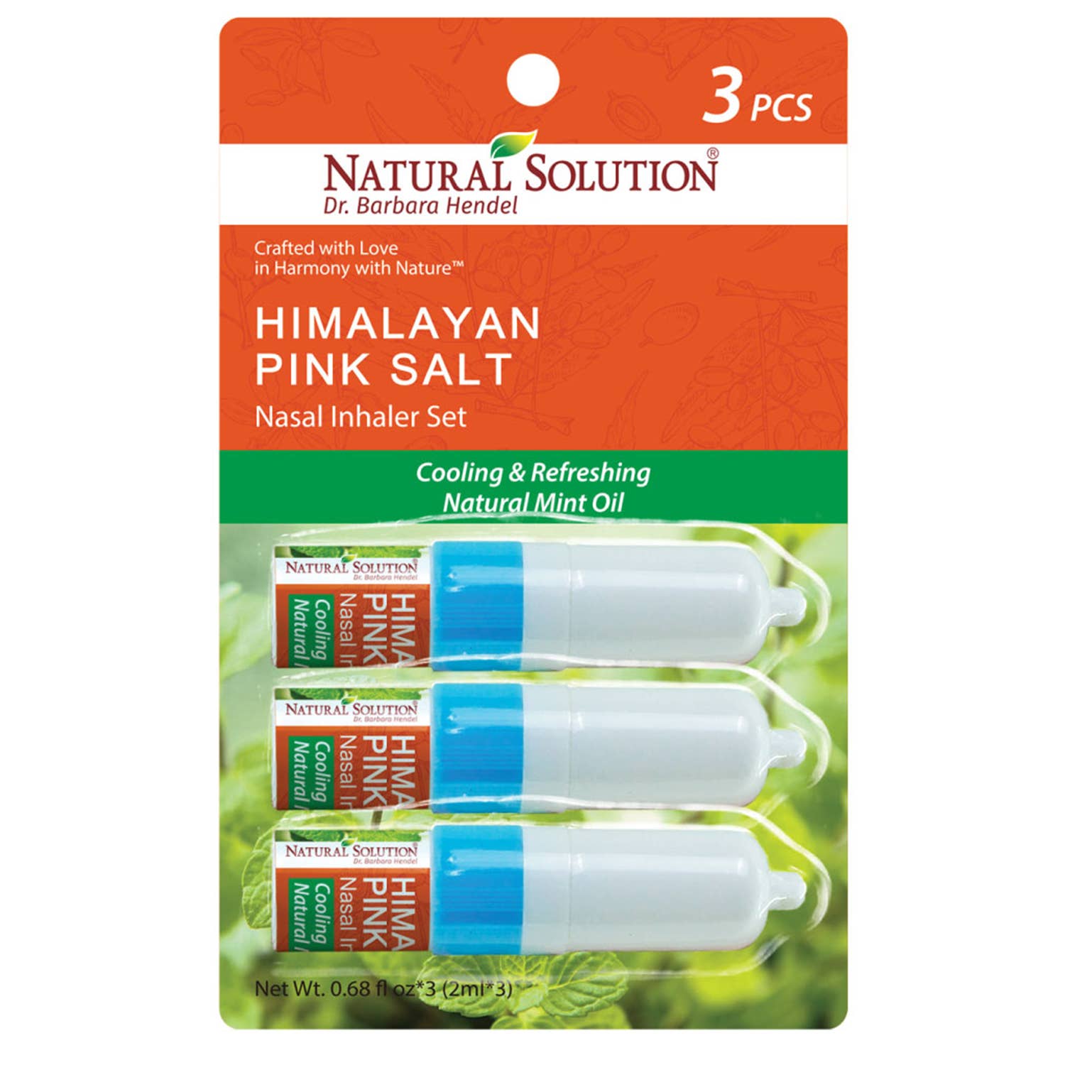 WBM LLC - Wholesale Aromatherapy Inhaler - Natural Solution Pink Salt Nasal Inhaler, Mix Scents, 3 Pack6