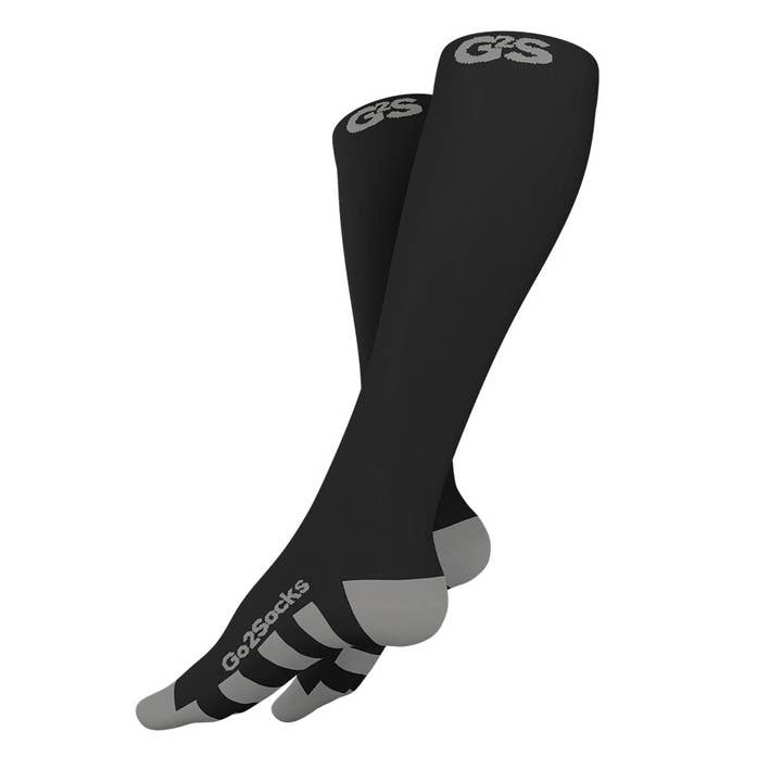 Compression Socks Unisex | High Compression | Black for wholesale by Go 2 Socks