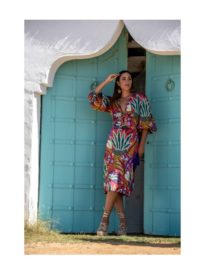 REF MILOS SHORT SUNSET & MOON DRESS for wholesale on Faire4