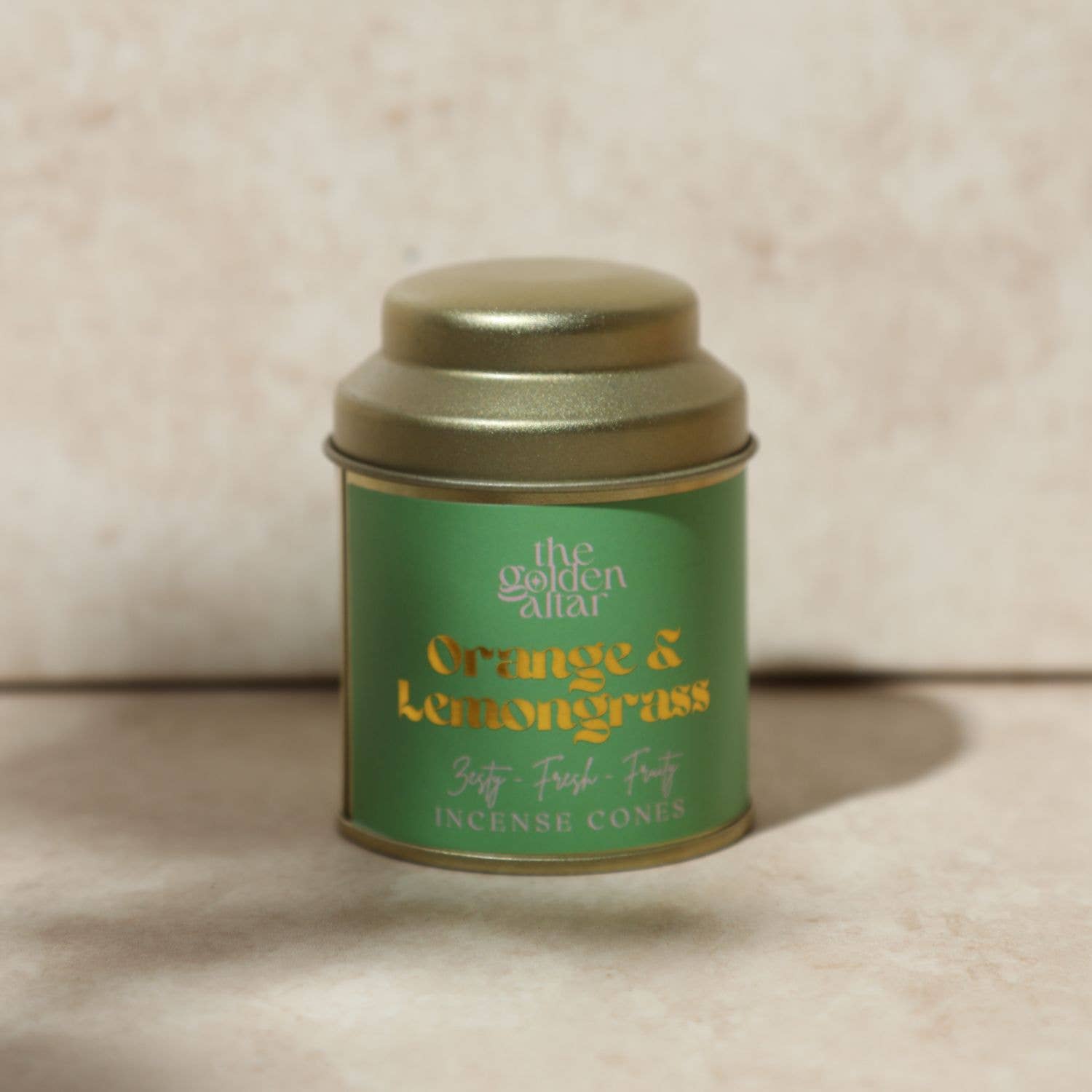 The Golden Altar - Wholesale Incense - Aromatherapy Incense Cones Tin 9