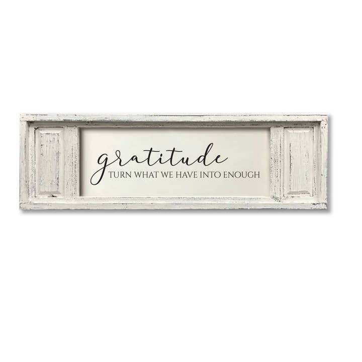 SMALL DOUBLE PANEL CANVAS GRATITUDE for wholesale by Jarmz Designs