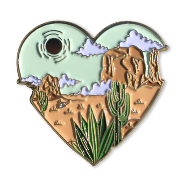 Wandering Hearts - Spilla smaltata Desert Love per la vendita all'ingrosso da parte di LIFE IN THE A.M.
