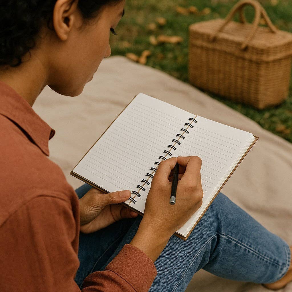 Wildwood Pages - Wholesale Notebook - Fluttering Feather Cut Out Cover4