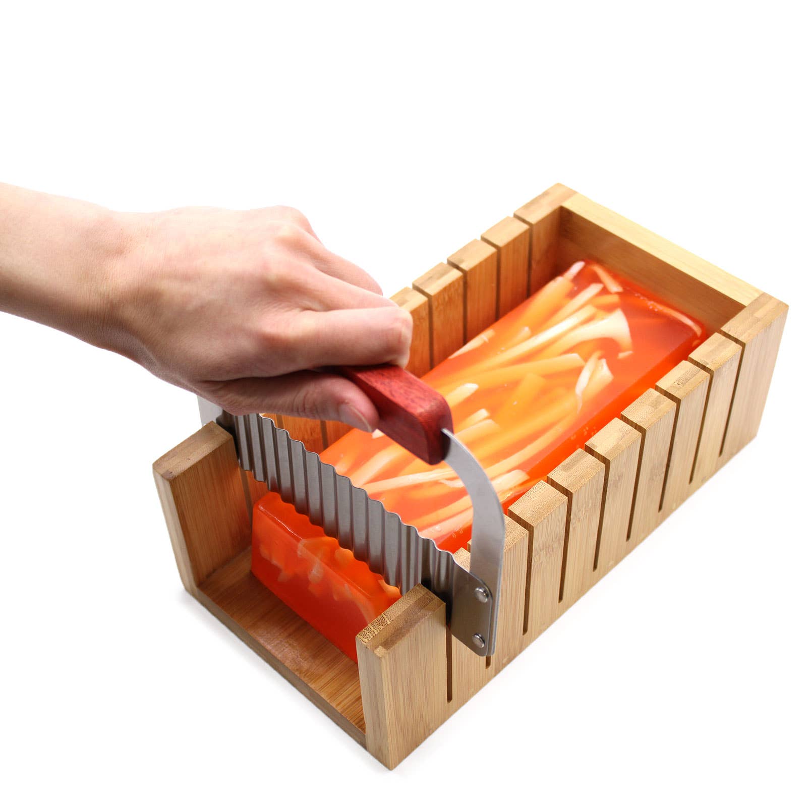 AW Aromatics Limited - Wholesale DIY Craft Kit - Wooden Soap Loaf Cutter Set - Wavy and Straight Cutter3