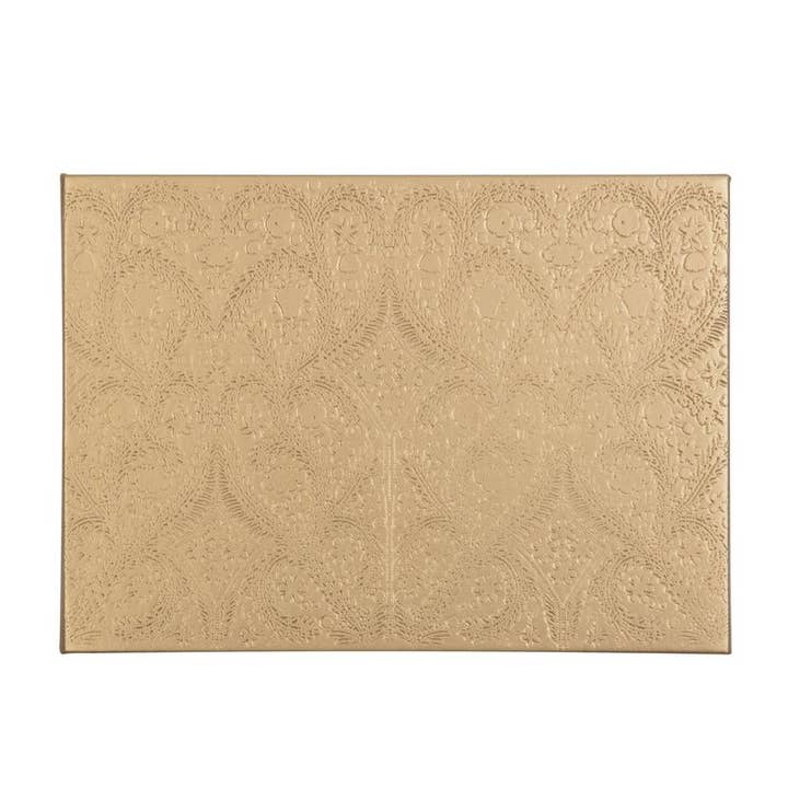 Gold Embossed Paseo Guest Book for wholesale by Raincoast Distribution Group