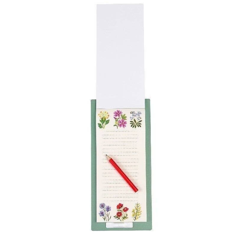 Rex B2B - UK – wholesale Notepad – Magnetic Shopping List - Wild Flowers1