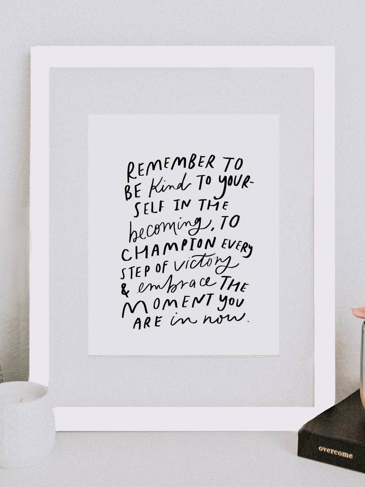 8x10 Lembre-se de ser gentil por atacado de Jenessa Wait