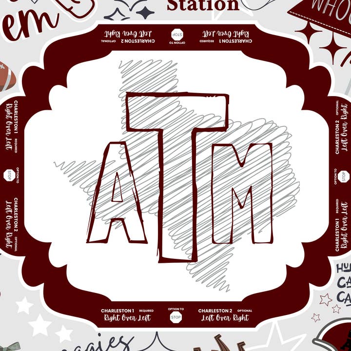 College Station Mahjongmatta (Rosa eller Grå) • Förbeställ för wholesale av Charlotte Rose & Co.