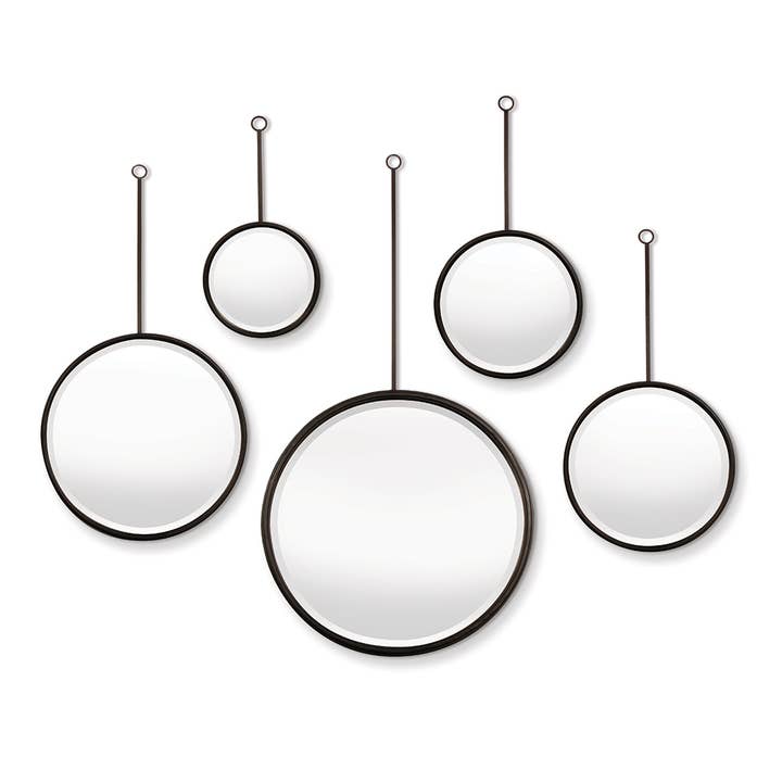 Maison Noir Pendulum Mirrors, Set of 5 for wholesale by Napa Home & Garden