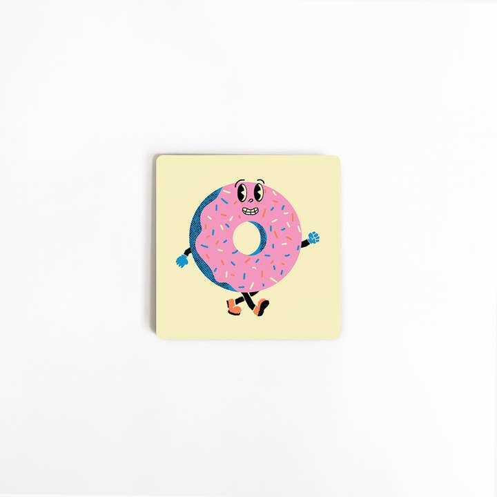 Betiobca - Wholesale Magnet - Mini Magnet – Retro Donut Mascot