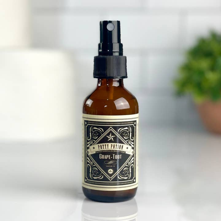 Grape-Toot Potty Potion Spray for wholesale by Scents Of Soy Candle Company