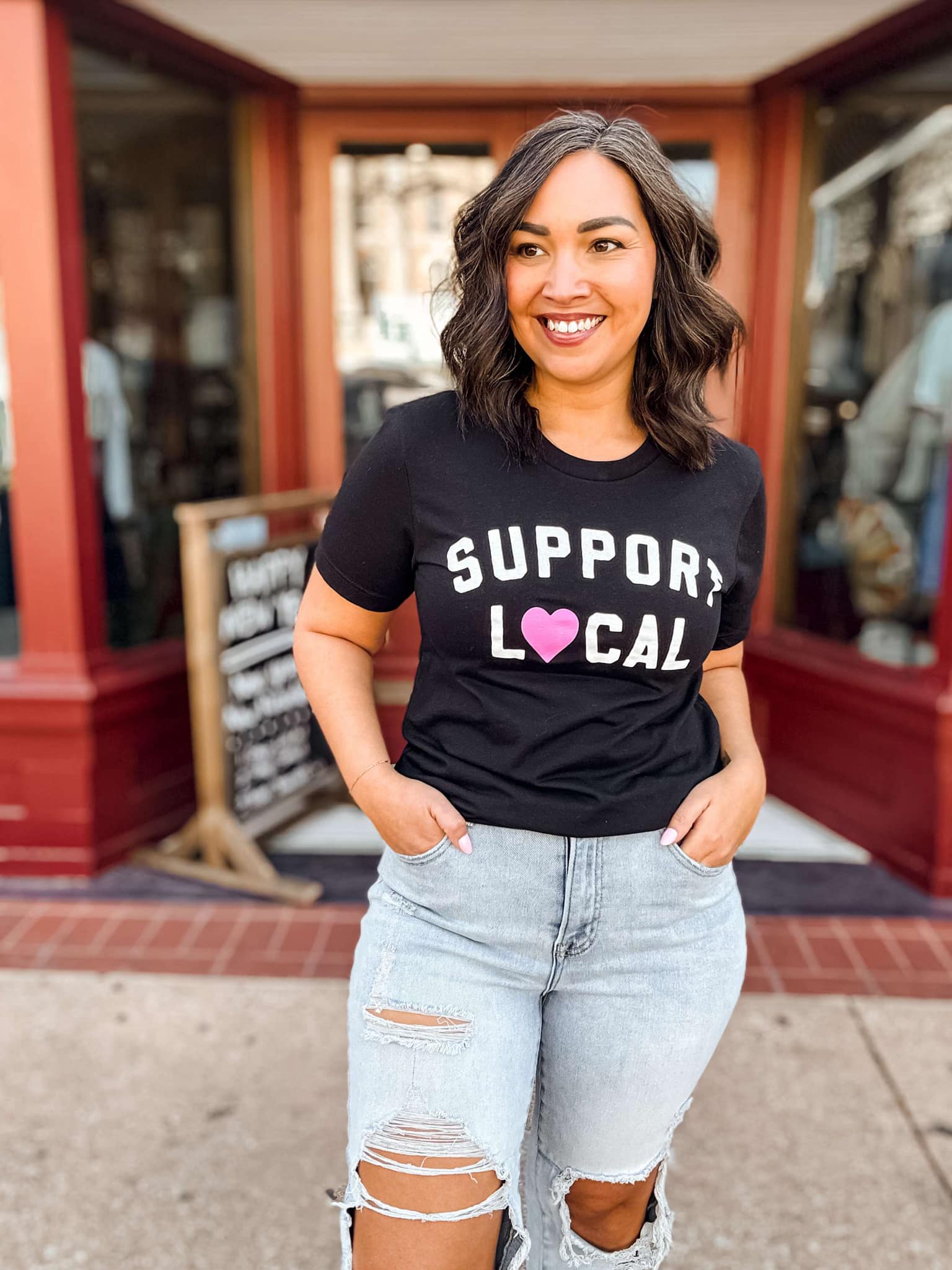 Mugsby - Wholesale Shirt - Women's - Support Local Shirt, Small Business Tee, Local Business0