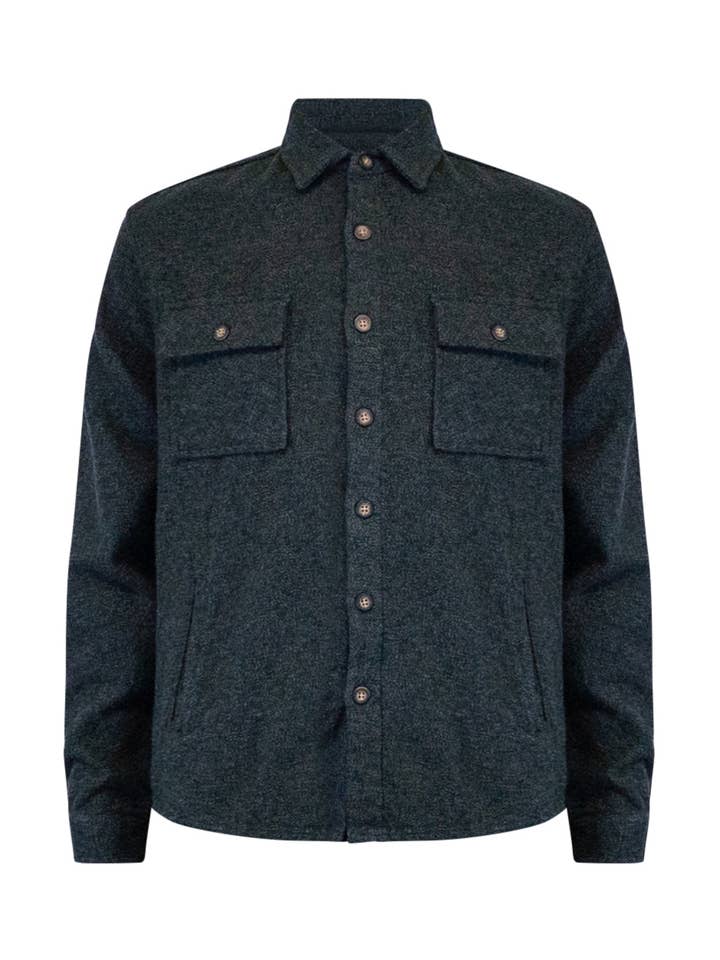 Surchemise en coton graphite pour homme pour la vente par Vustra