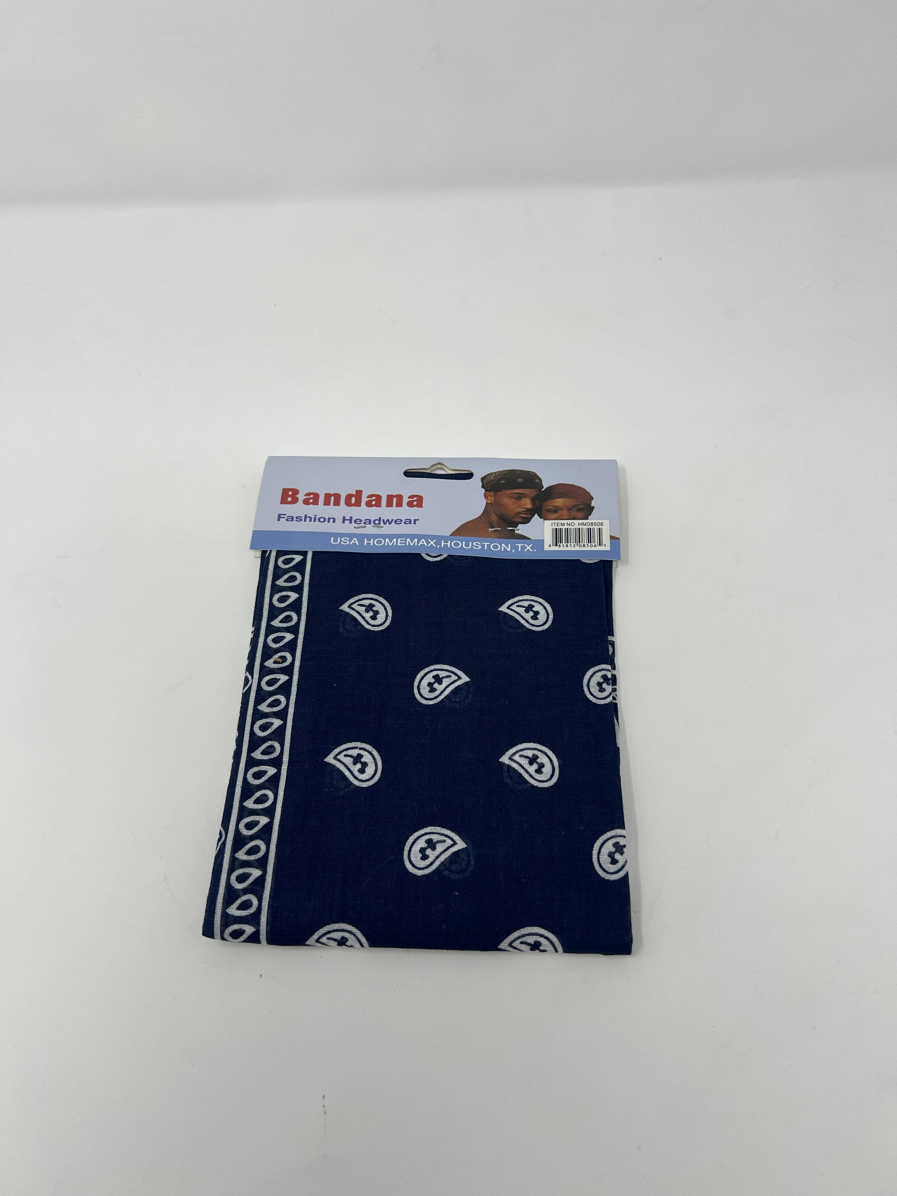 USA HomeMax - Wholesale Bandana - Unisex - Multipurpose Bandana Assorted Colors - 10