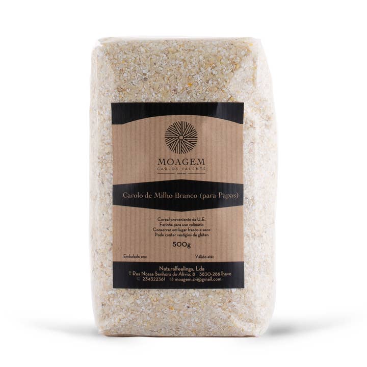 Carolo de Milho Branco por atacado de MOAGEM CARLOS VALENTE - NATURALFEELINGS, LDA