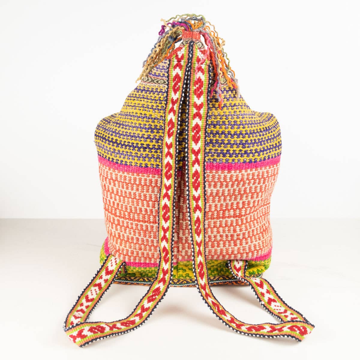 The Winding Road - Wholesale Crossbody Bag - Women's - Handwoven Sling Bag / Backpack with Zip Top from Peru8