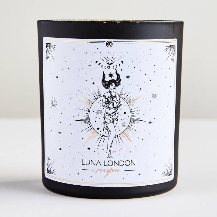 Schorpioen | Dierenriem | Sterrenbeeld | Horoscoop Geurkaars voor wholesale door Luna London
