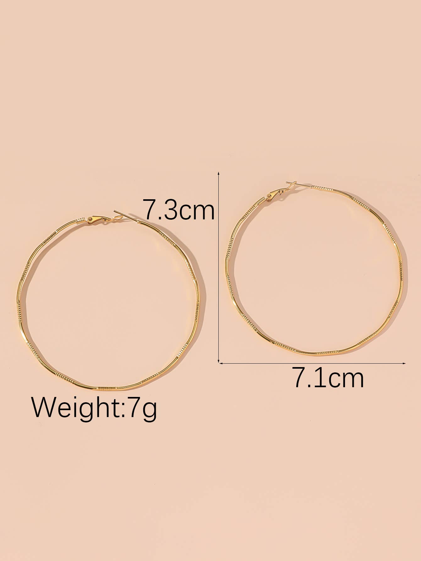 Blossom bijoux - Wholesale Hoop Earrings - 24BOA108 Stainless Steel Creole Earrings1