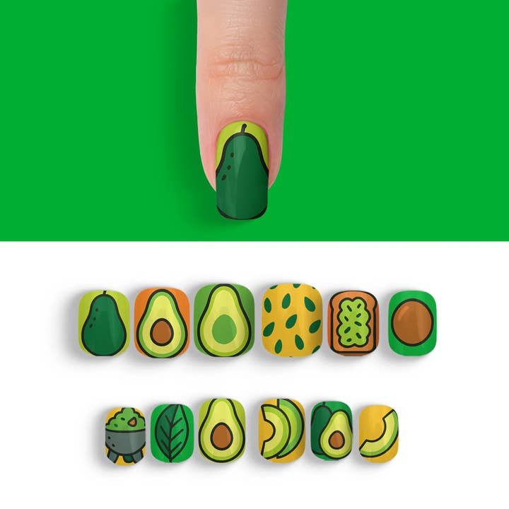 FYNE BODY - Wholesale Press-on/fake nails - AvoChic Sunshine Avocado Press-On Nails91
