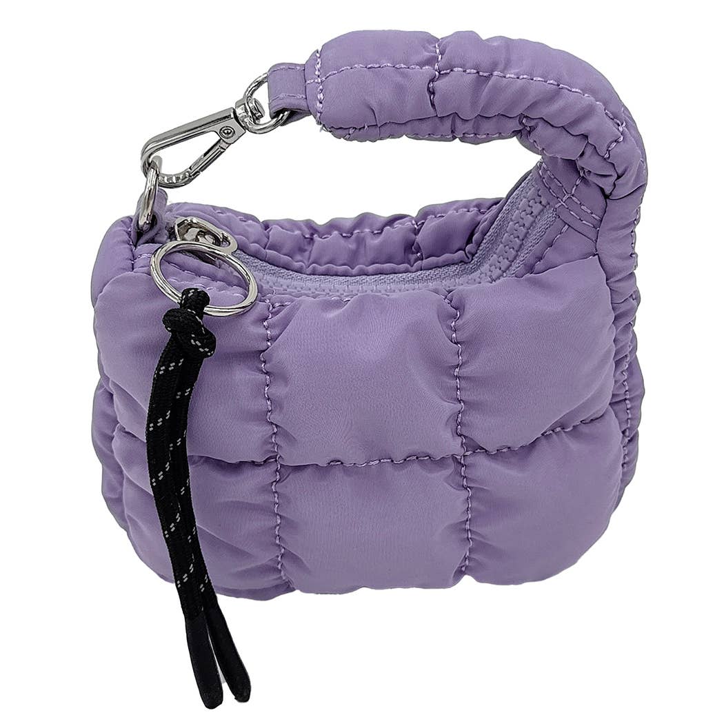 Fashion City – Porta-chaves - Mulher por atacado – Porta-chaves com Bolsa Acolchoada Miniatura10