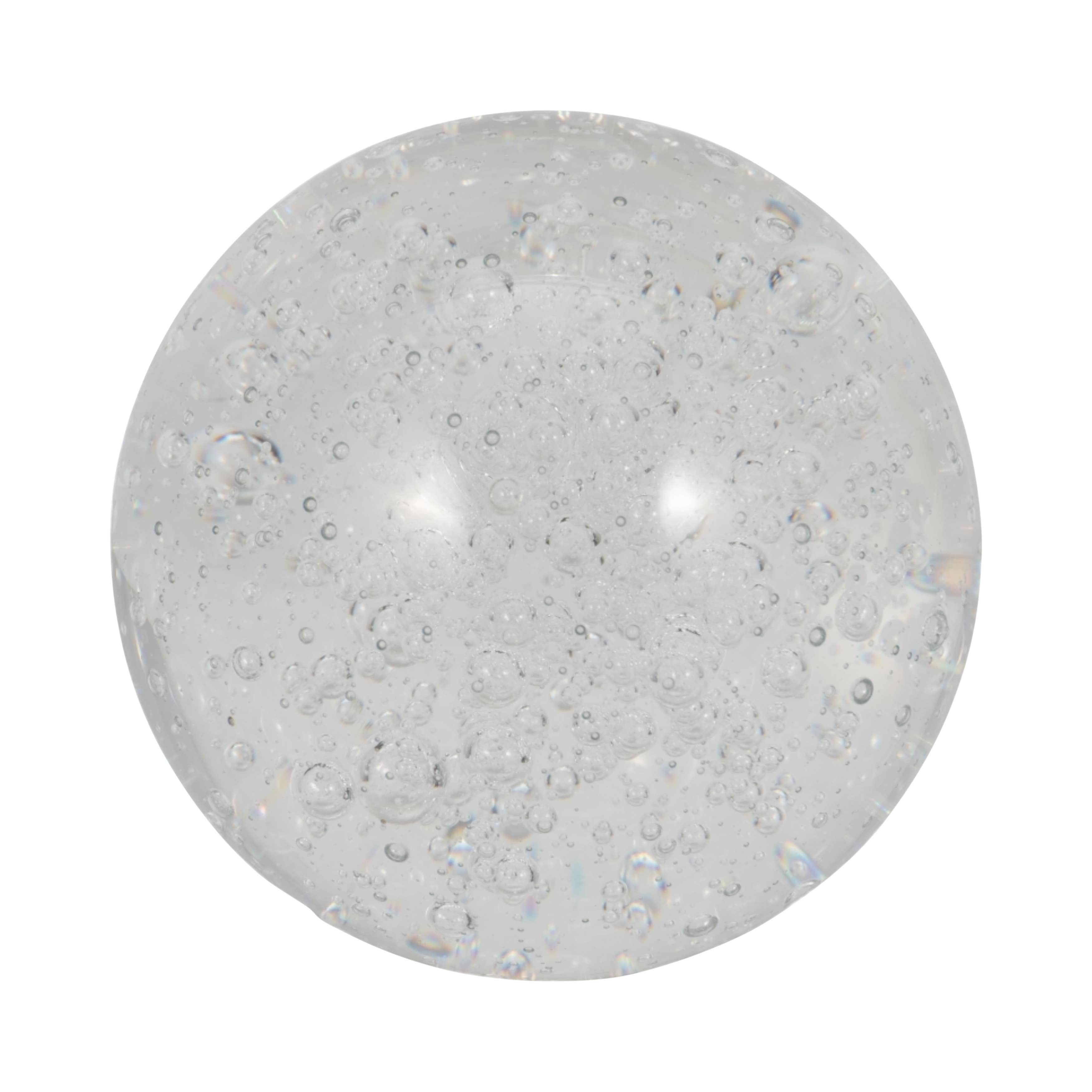 Sagebrook Home - Wholesale Decorative Tabletop Object - Clear 4 in. Glass Crystal Ball Decorative Orb3