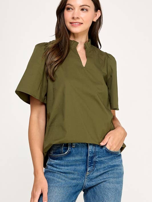 Haut en coton uni pour la vente par Lemon Tree