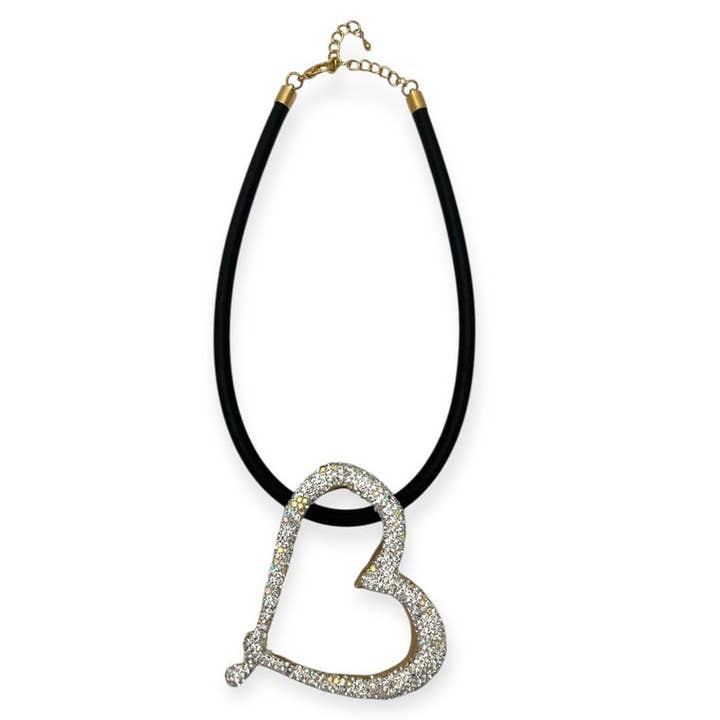 sølv rhinsten halskæde for engroshandel hos A Touch of Style LLC