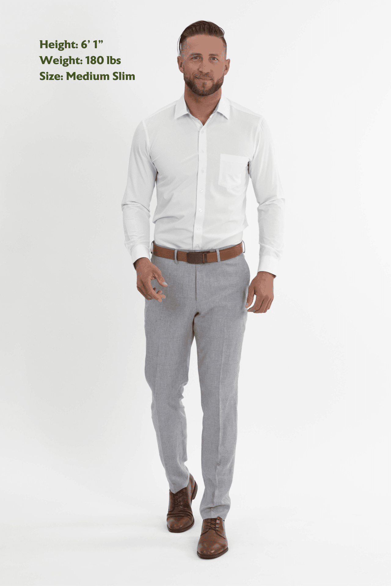 Tough Apparel - Wholesale Button Down Shirt - Men's - White Hustle Dress Shirt - Short Sleeve2