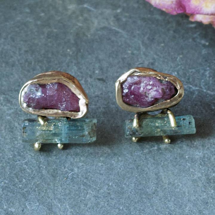 Cluster Studs for wholesale by Emilie Shapiro Jewelry