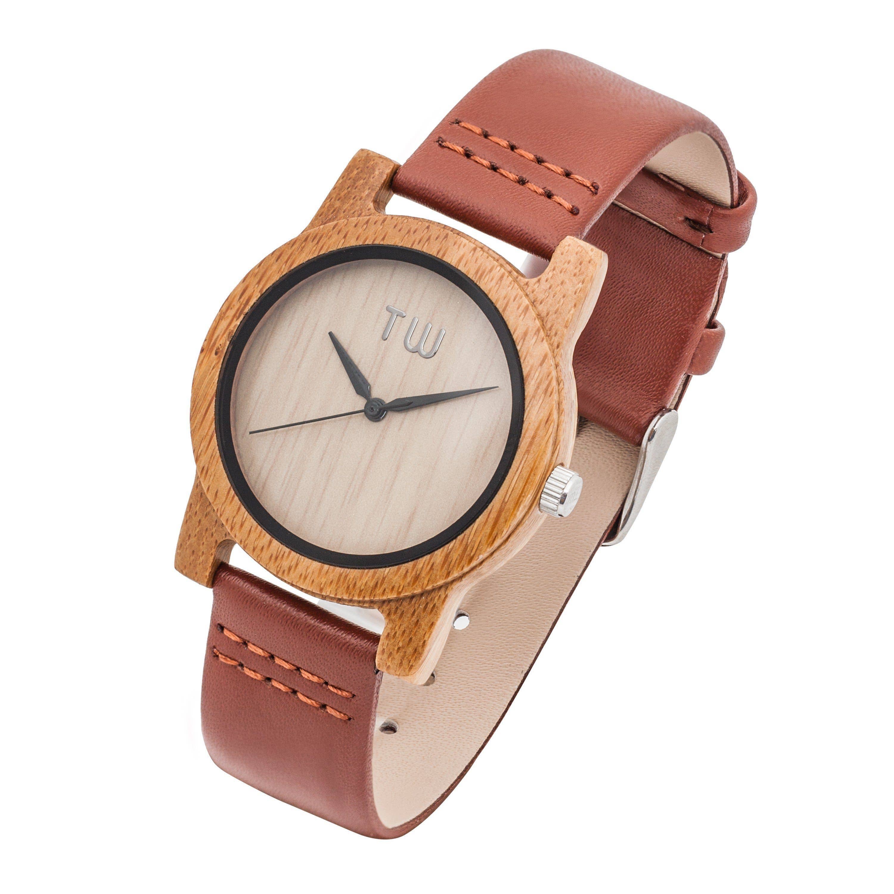 TruWood - Vente Montre – femme - Montre en bois minimaliste pour femmes1