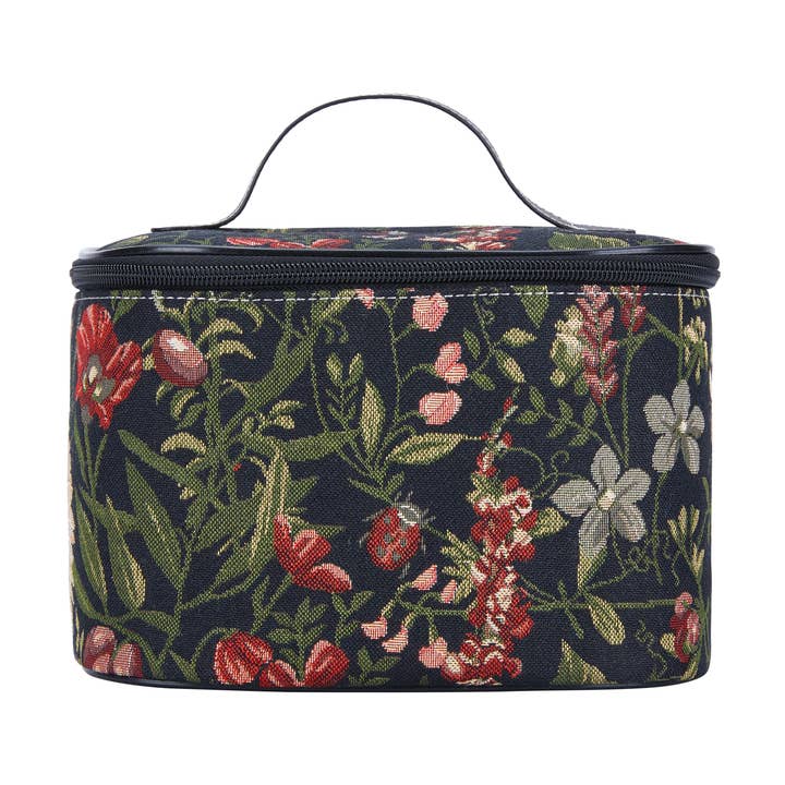 Morning Garden Black - Bolsa de Higiene Pessoal por atacado de Signare Tapestry