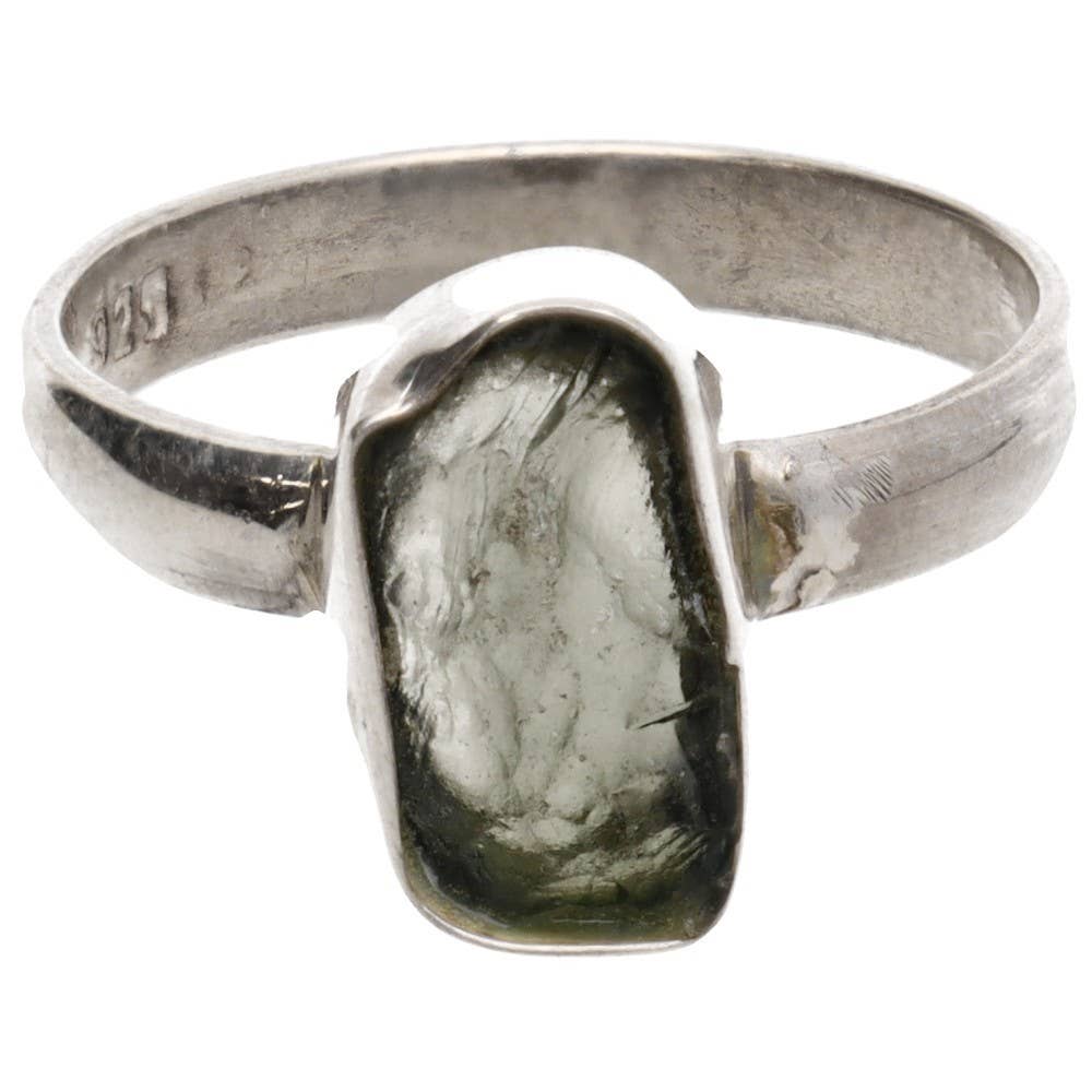 Vives de la Cortada S.L - Wholesale Multi-Stone Ring - Moldavite Ring in 925 Sterling Silver (2 - 2.9g)5