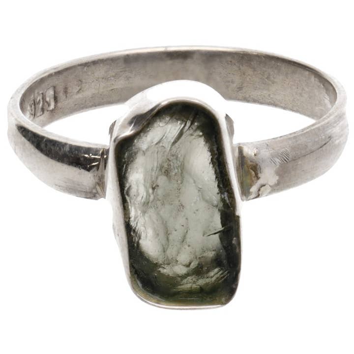 Vives de la Cortada S.L - Wholesale Multi-Stone Ring - Moldavite Ring in 925 Sterling Silver (2 - 2.9g)5