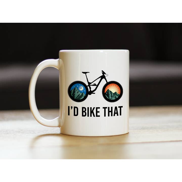 bevvee - Wholesale Coffee Mug - I'd Bike That Coffee Mug - Mountain Biking Gifts and Decor