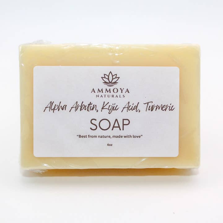 Alpha Arbutin & Kojic Acid Soap for wholesale by Ammoya Naturals