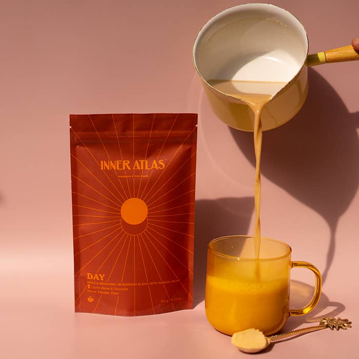 Inner Atlas - Vendita all'ingrosso Proteine/superfood in polvere - Miscela adattogena da giorno | Maca e funghi medicinali2