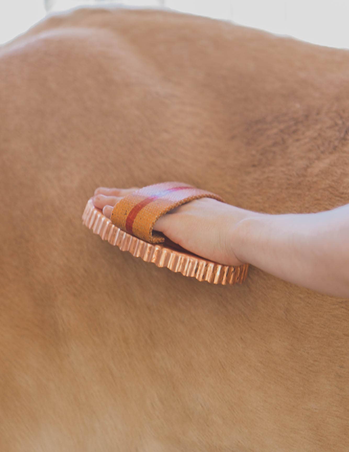 Kawell USA - Wholesale Horse Conditioner/Grooming Aid - Kawell Copper Curry Horse Brush8