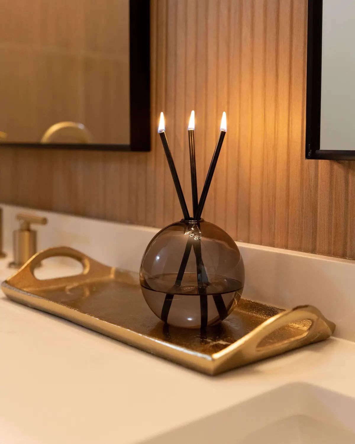 Everlasting Candle - Wholesale Vase - Neva Vase, Storm [x6] --WHOLESALE3