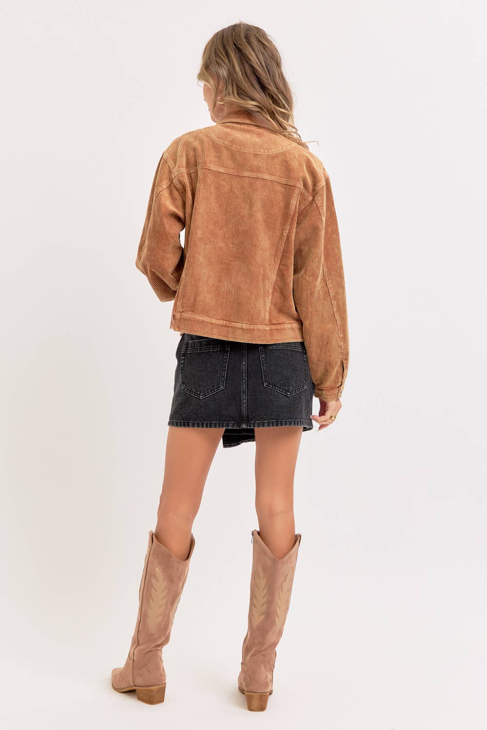 Sweet Lovely by Jen - Wholesale Shirt Jacket/Shacket - Women's - CORDUROY SHACKET WESTERN COMBINED16