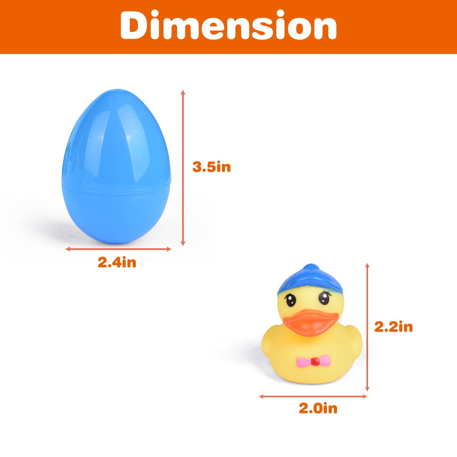 Fun Little Toys - Vente Jouet pour le bain – bébé - 12 œufs de Pâques avec canard en caoutchouc pour bain, jouets pour bébés et enfants1