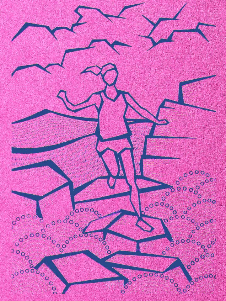 Siebdruck „Peak Runner“, Running Ink für den Großhandel von Printed by Us