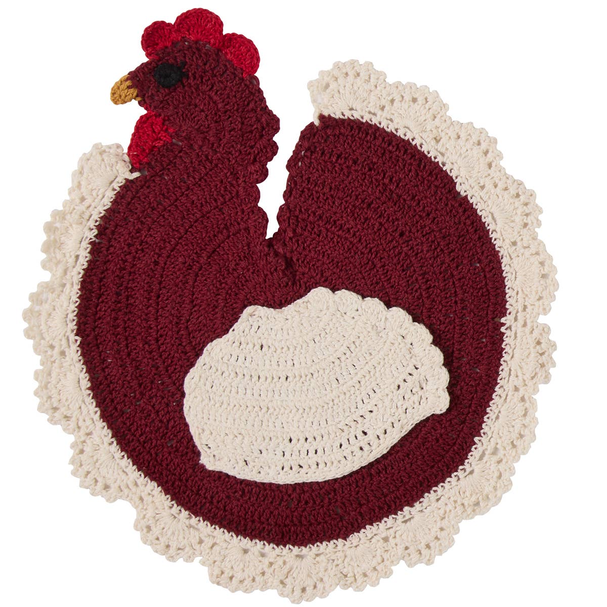 Split P – Engroshandel Bordskåner – Henrietta Hæklet Grydelap Sæt med 33