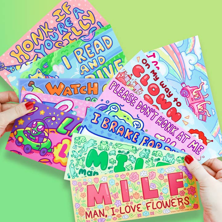 Turtle's Soup - Wholesale Sticker - Toeter niet, ik huil grappige bumpersticker voor autovoertuigen2