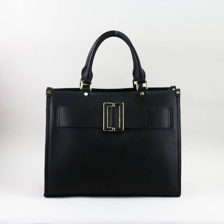 Frederic T. - Wholesale Top Handle Bag - Women's - 583079 Black - Leather handbag4