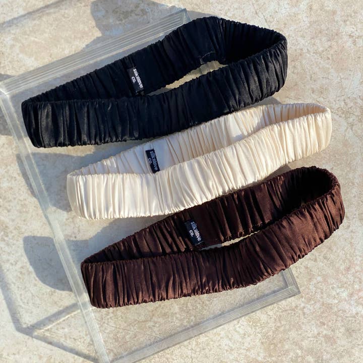 Luxe Silk Headband - Spa Band for wholesale by Silknlove Co.